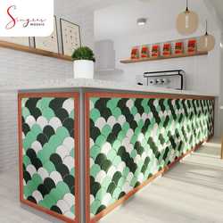 Singres Mosaic dengan tipe Prasiolite Fish Scale memiliki tricolor yaitu putih, hijau muda dengan finishing glossy dan hijau tua dengan finishing matte. Cocok buat anda yang senang dengan nuansa berwarna & membuat interior rumah semakin menyala. Selain itu texture memiliki 2 karakteristik yaitu glossy & matte dapat membuat dinding interior semakin unik dan tidak cepat bosan untuk pemakaian jangka panjang.

Untuk informasi & ketersediaan stock, silakan hubungi customer service:
08971358491 (WhatsApp)

#singresmosaic #whysingresmosaic #indonesiaarchitecture